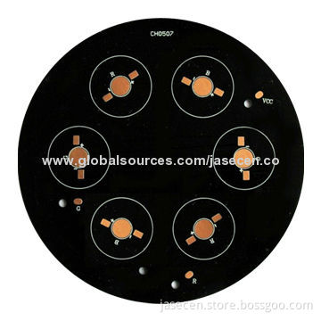 6W aluminum PCB with black solder mask